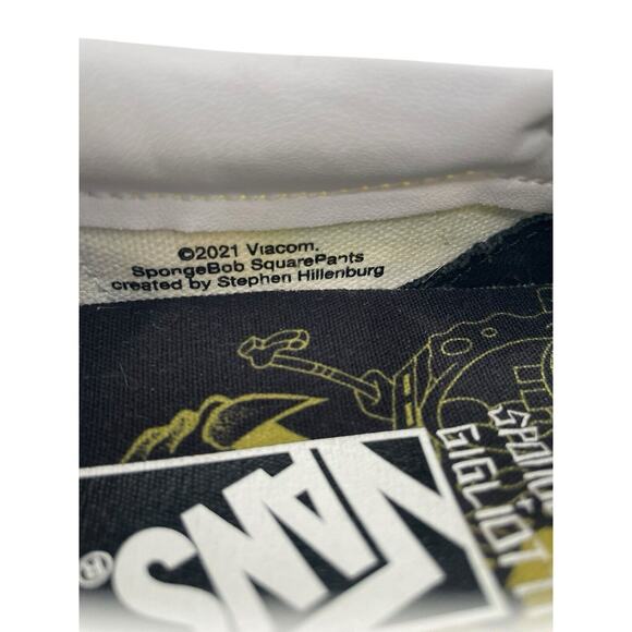 Vans x Spongebob Gigliotti Skate Slip On Shoes Mens US 7 Eu 39 Black Yellow - Picture 16 of 16